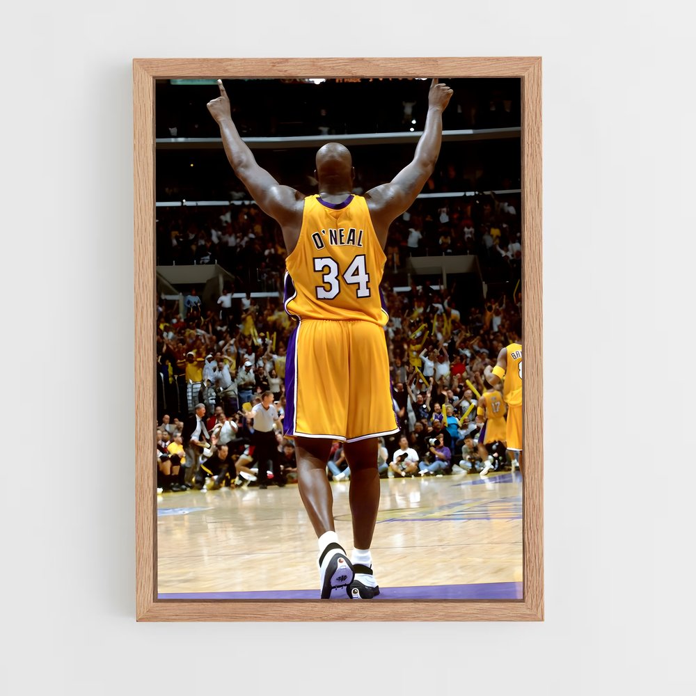 Poster Shaquille O'neal – affiche Basketball (vue 4)